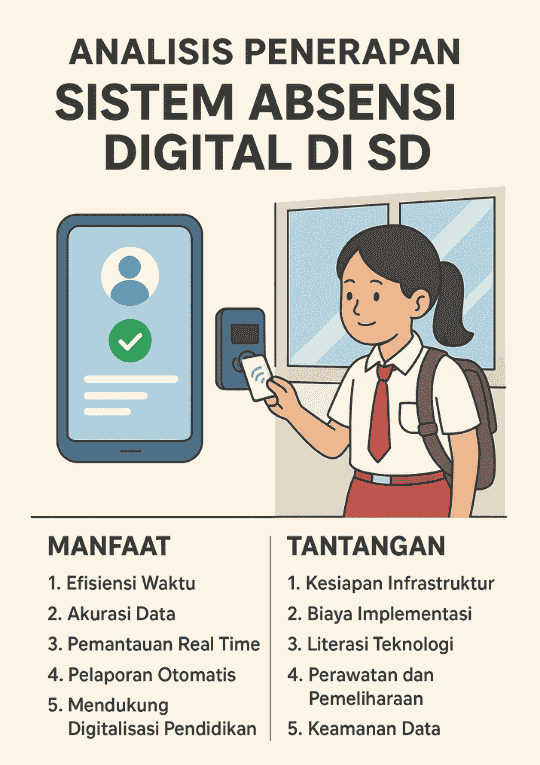 Analisis Penerapan Sistem Absensi Digital di SD